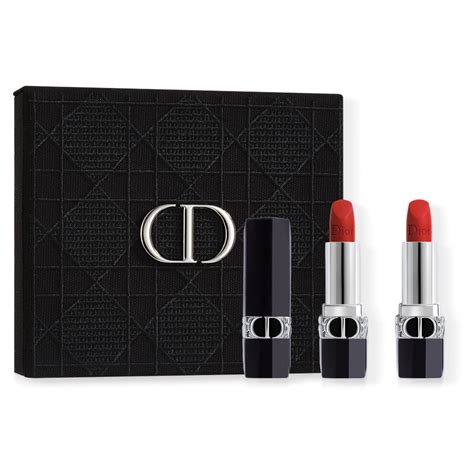 coffret dior rouge a levre|le coffret Dior.